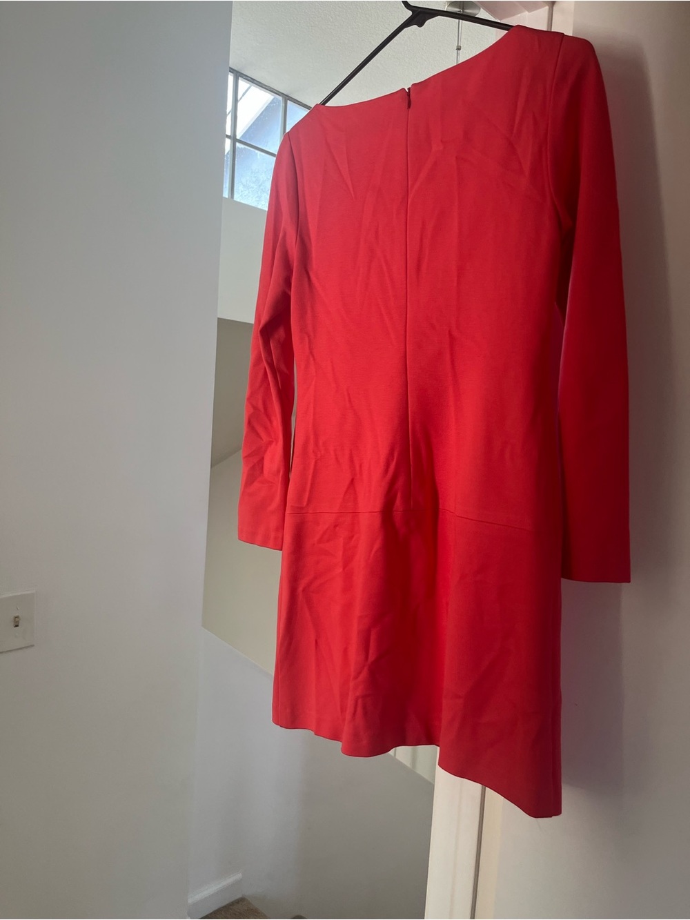 Trina Turk Red Long Sleeve Shift Dress